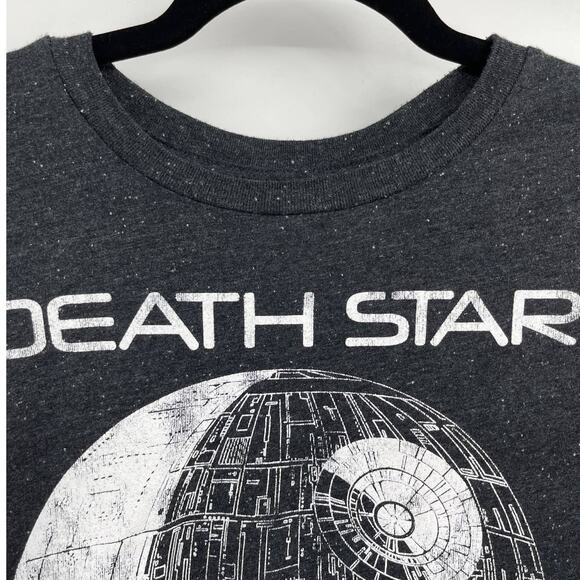 Star Wars Womens Gray Death Star Tee Shirt Short Sleeve T-Shirt Size Medium - Picture 4 of 10